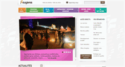 Desktop Screenshot of mairie-fougeres.fr